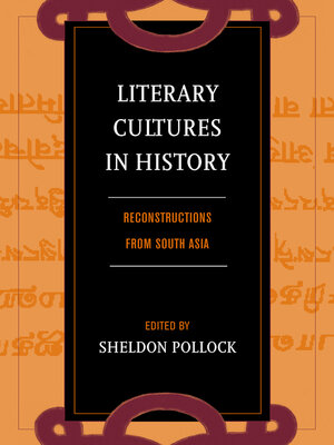 cover image of Literary Cultures in History